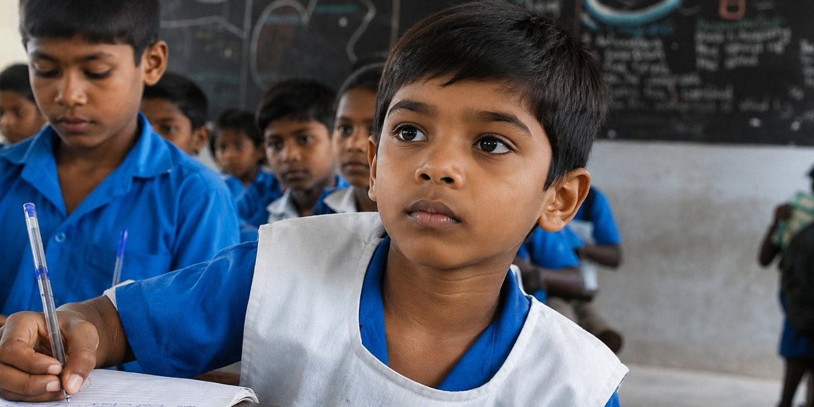 Children in a Jeevankriti Foundation supported classroom in Faridabad